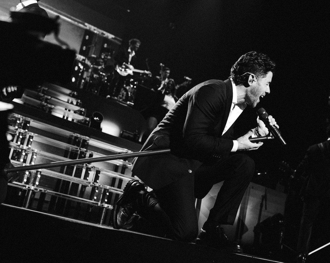 While recalling the incident, Nick revealed that Malti, who is four and a half, unexpectedly walked into the green room while he and his brothers Joe and Kevin were getting ready for the show. While recalling the incident, Nick revealed that Malti, who is four and a half, unexpectedly walked into the green room while he and his brothers Joe and Kevin were getting ready for the show.