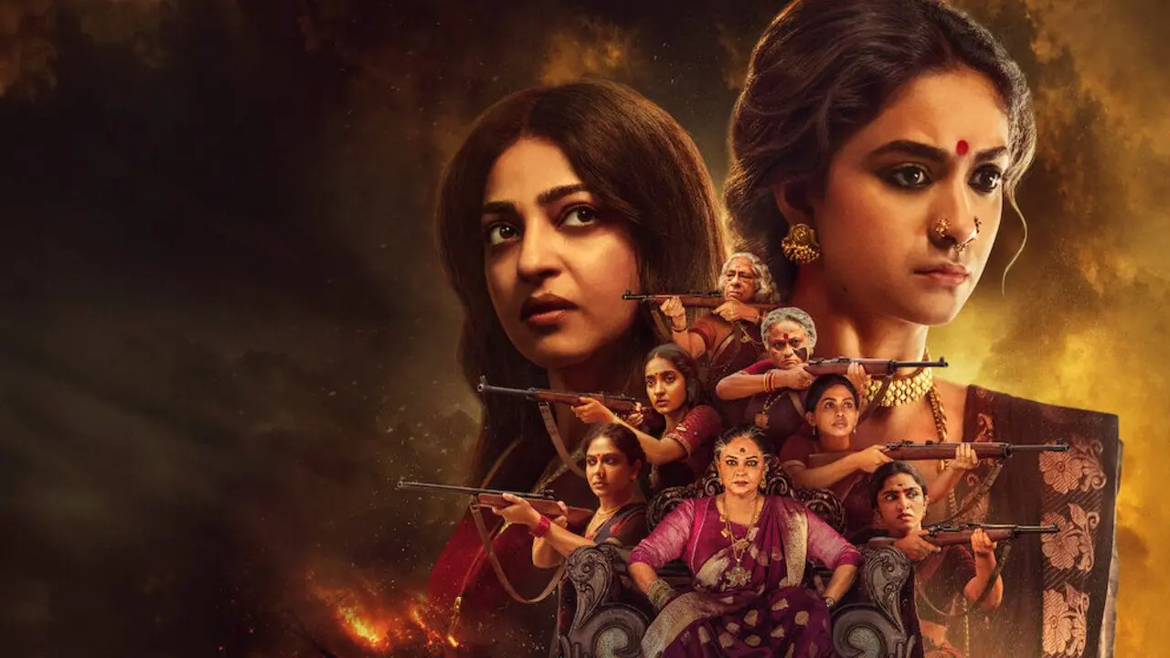 Akka (Netflix, October 30): In 1980s Pernuru, ruled by female gangsters, the powerful sisterhood faces an threat when a mysterious outsider arrives, threatening their grip on power. Akka (Netflix, October 30): In 1980s Pernuru, ruled by female gangsters, the powerful sisterhood faces an threat when a mysterious outsider arrives, threatening their grip on power.