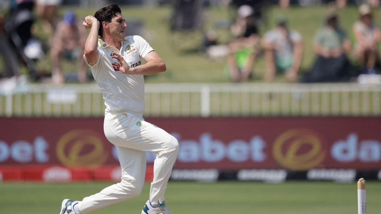 Australia bowlers shine to ensure team’s 139-run lead vs SA on Day Three Australia's Pat Cummins delivers a ball on day three of the first Test match between South Africa and Australia at the Kingsmead stadium in Durban. Pic/AFP