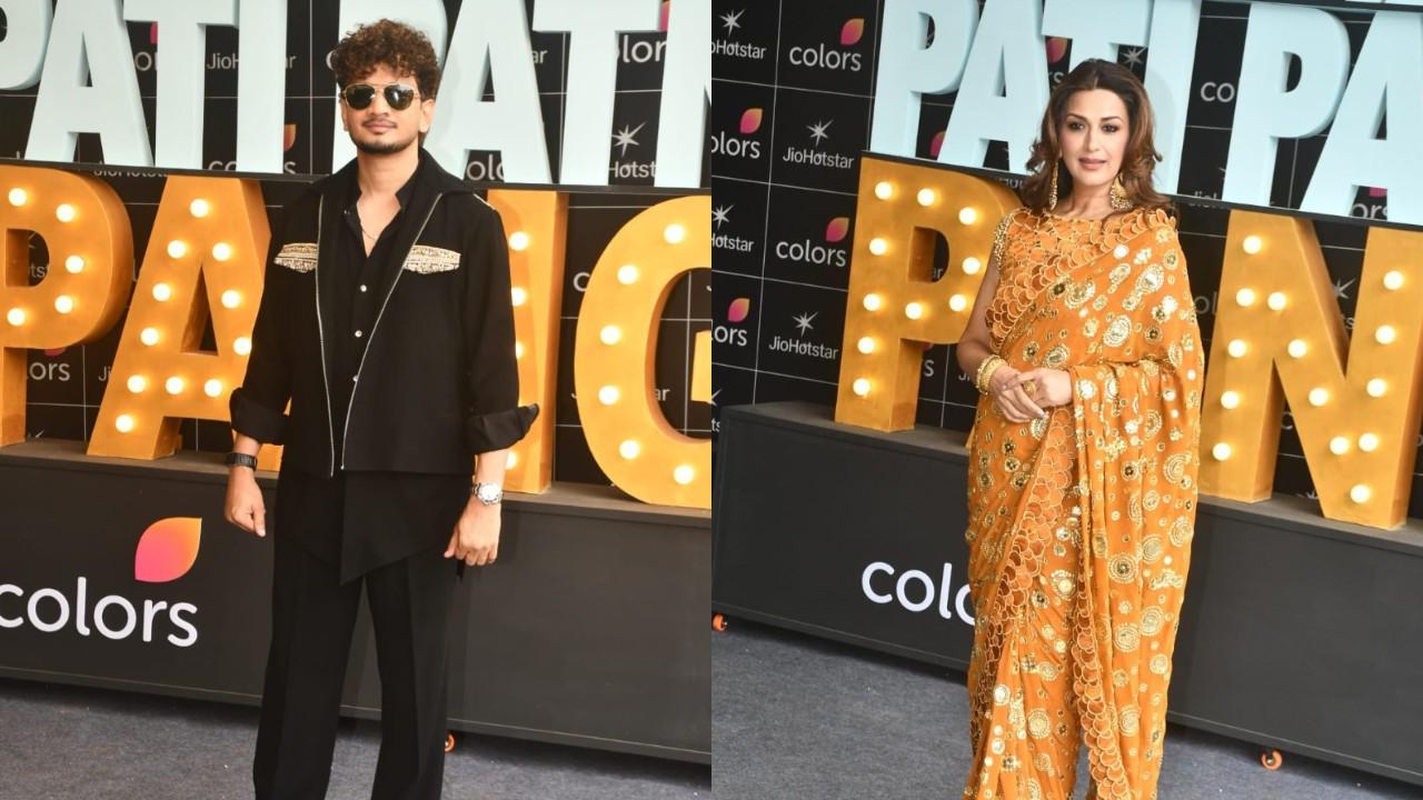 AICWA seeks enquiry against Pati Patni Aur Panga 2 makers following fire on sets Munawar Faruqui and Sonali Bendre on Pati, Patni aur Panga 2 sets. Pics via Yogen Shah