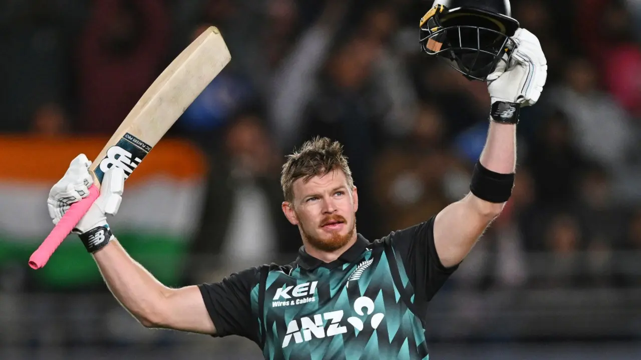 NZ vs IND 4th T20: Phillips century, Duffy four-fer power hosts to 87-run win Glenn Phillips (Pic: PTI)