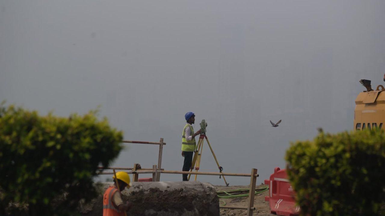Meanwhile, Mumbai continued to record warm conditions on Sunday Meanwhile, Mumbai continued to record warm conditions on Sunday