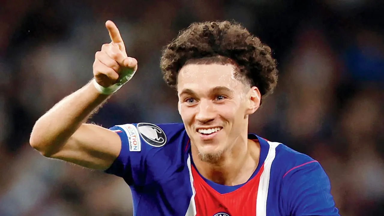 We were lucky, admits PSG coach Enrique after 4-2 win over City An ecstatic Maghnes Akliouche after scoring vs Man City. Pic/AFP
