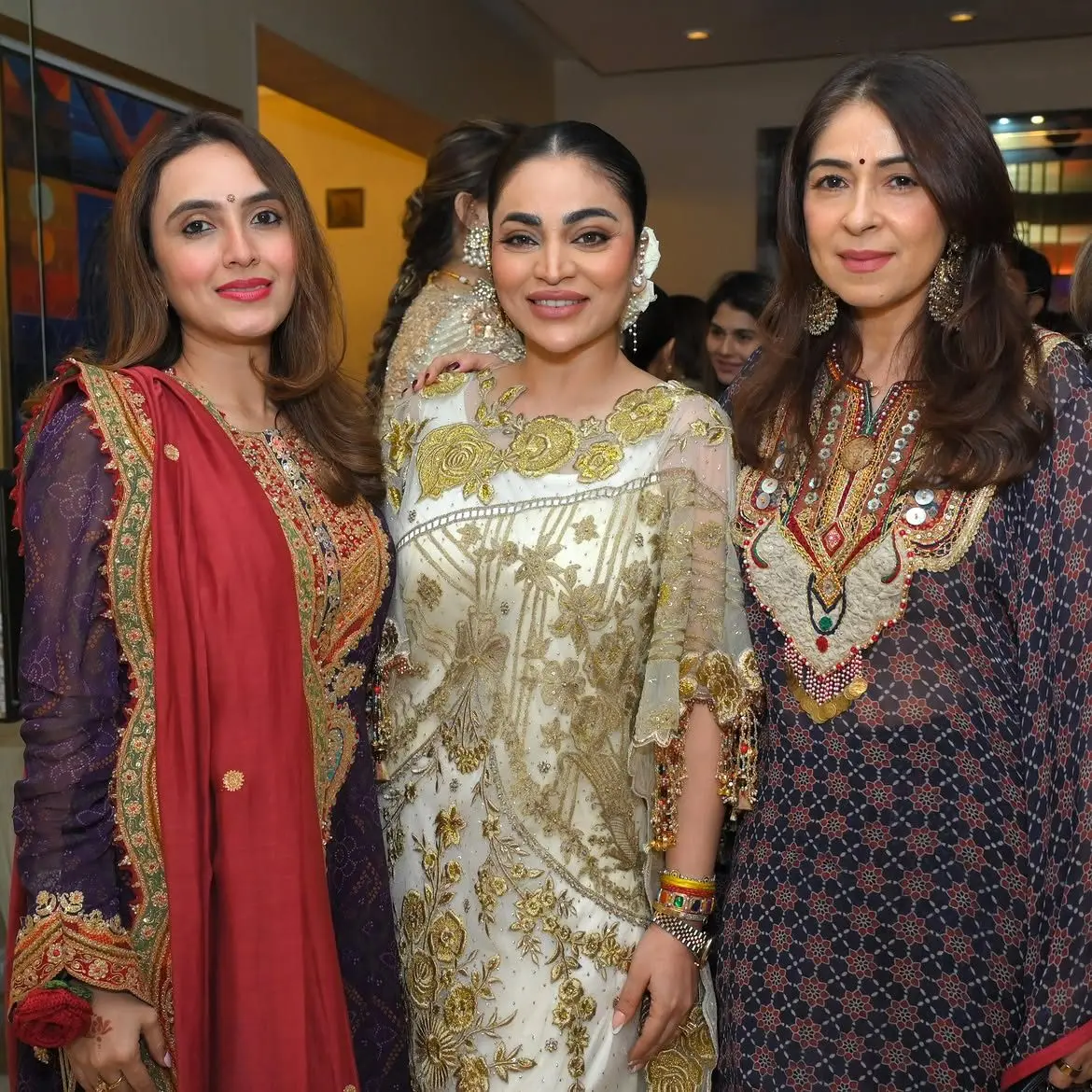 The gathering brought together personalities from different corners of the entertainment and social circles The gathering brought together personalities from different corners of the entertainment and social circles