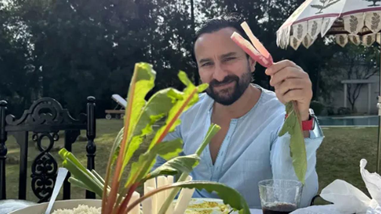 Saif Ali Khan gives a glimpse of his foodie moments from ‘farm-to-table’ life Picture Courtesy/Saif Ali Khan's Instagram account