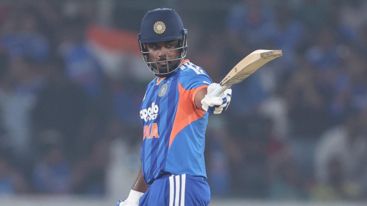Sanju Samson becomes sixth Indian batsman to achieve THIS feat Sanju Samson (Pic: X/@BCCI)