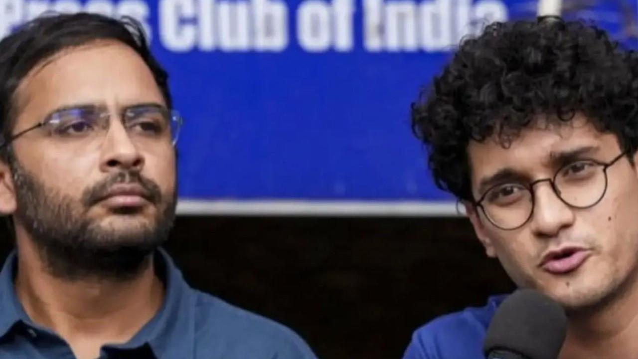 CJP members Saurav Das (right) and Ashutosh Ranka (right) (File pic)