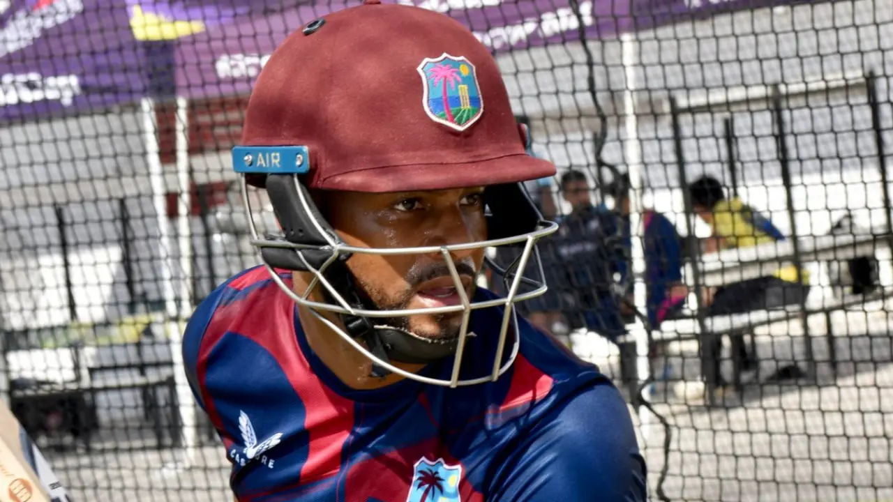 IND vs WI 4th T20I: Shai Hope set to level Chris Gayle record in format Shai Hope (Pic: X/@shaidhope)