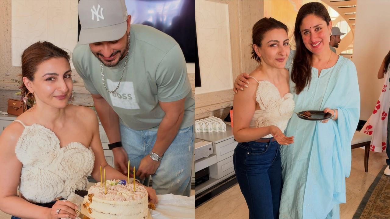 Soha Ali Khan shares glimpses from her birthday celebration with family Soha Ali Khan's birthday celebrations. Pics via Instagram