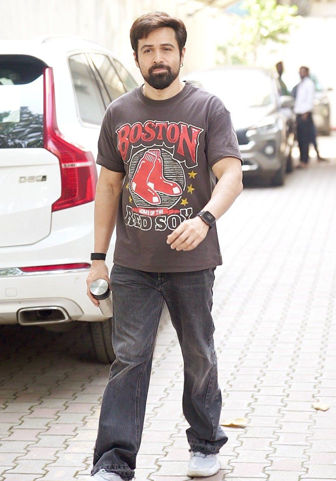 Emraan Hashmi was spotted out in the city, exuding effortless cool in a laid-back street style look. Emraan Hashmi was spotted out in the city, exuding effortless cool in a laid-back street style look.
