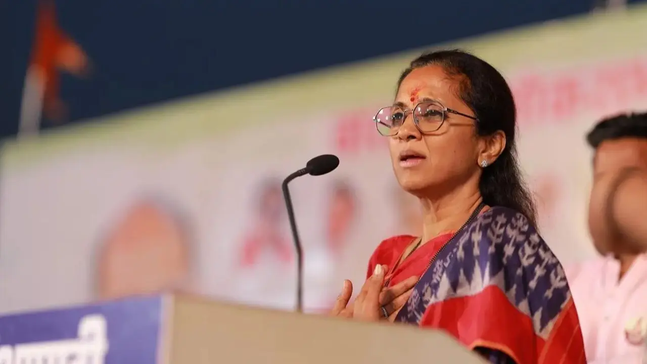 Maharashtra drought: Supriya Sule seeks Rs 1 lakh per hectare for farmers NCP (SP) leader Supriya Sule. File Pic
