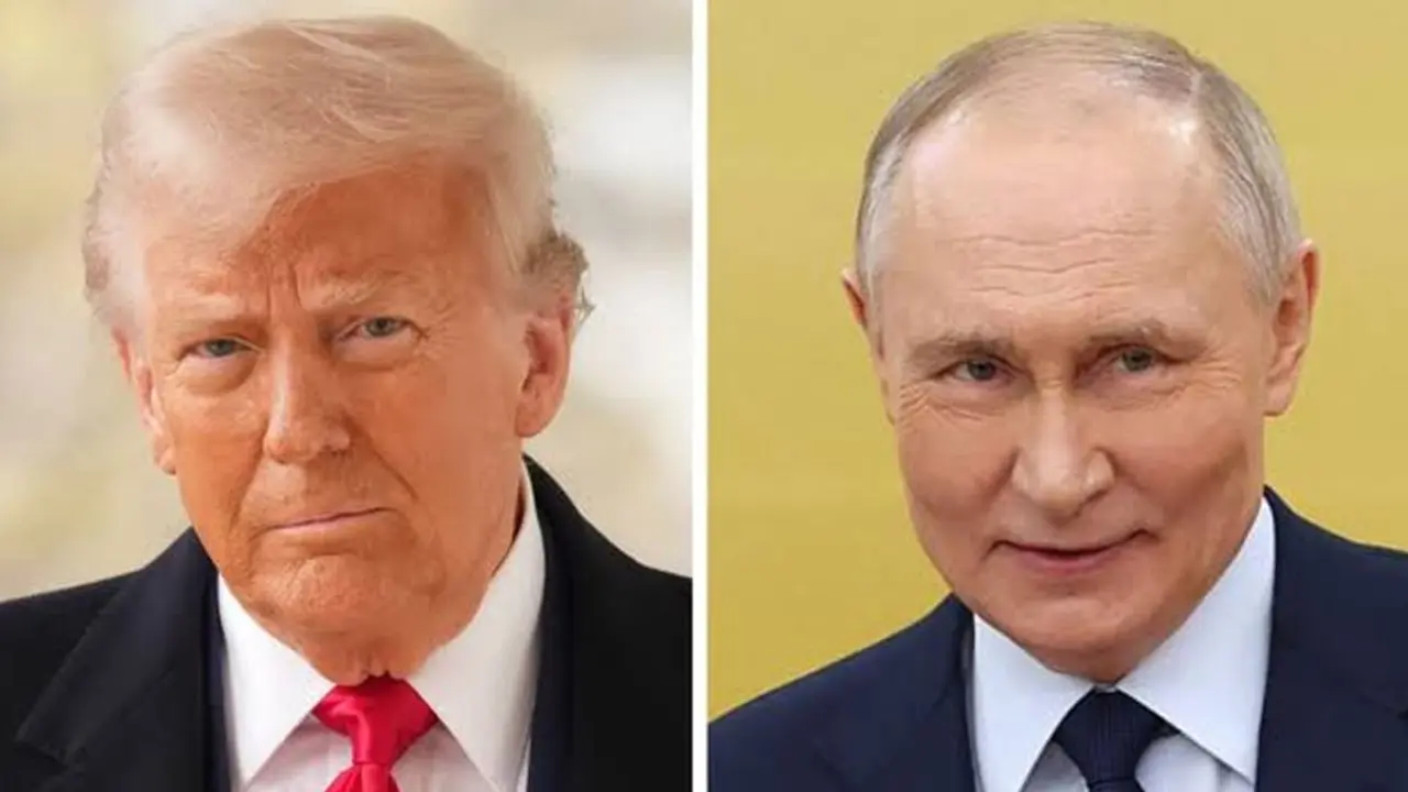 US Presiden Donald Trump and Russian President Vladimir Putin. Pic/AFP