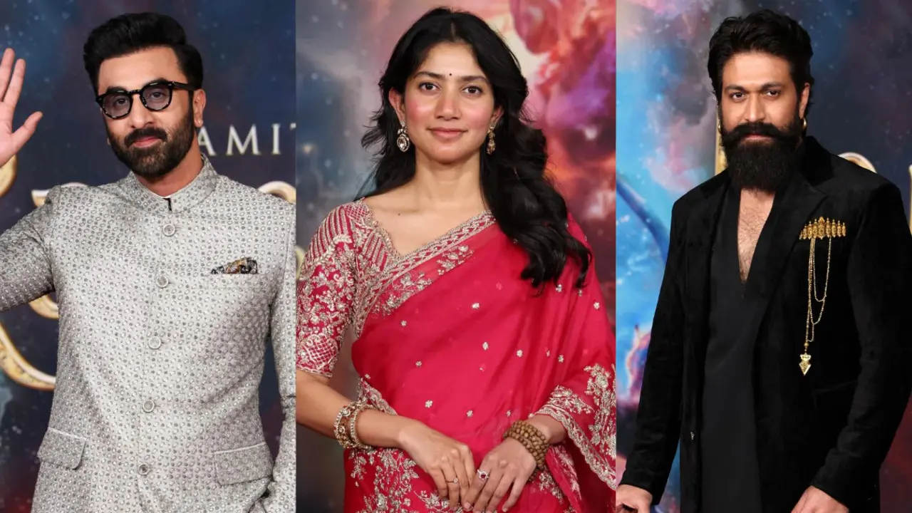 Ramayana LA Premiere: Ranbir Kapoor, Yash, Sai Pallavi, and others attend Ranbir Kapoor, Sai Pallavi and Yash at Ramayana LA premiere ( All pics via AFP)