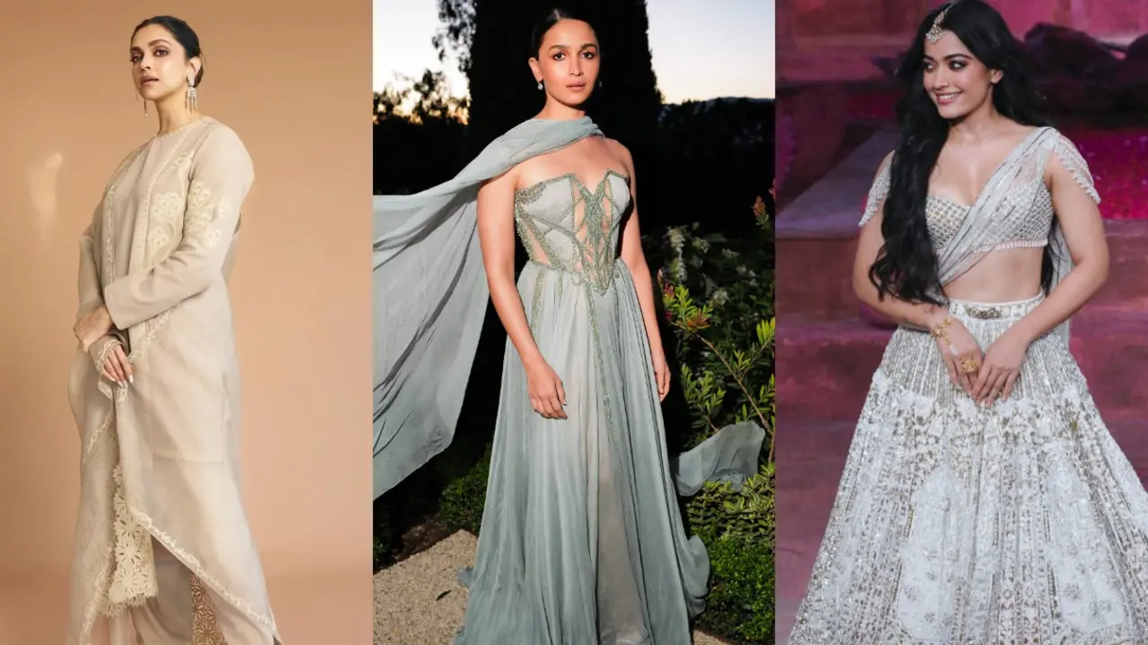 Navratri 2026 Day 7: Shine in these grey outfits inspired by Bollywood celebs Navratri Day 7 fashion cues. Pics via Instagram