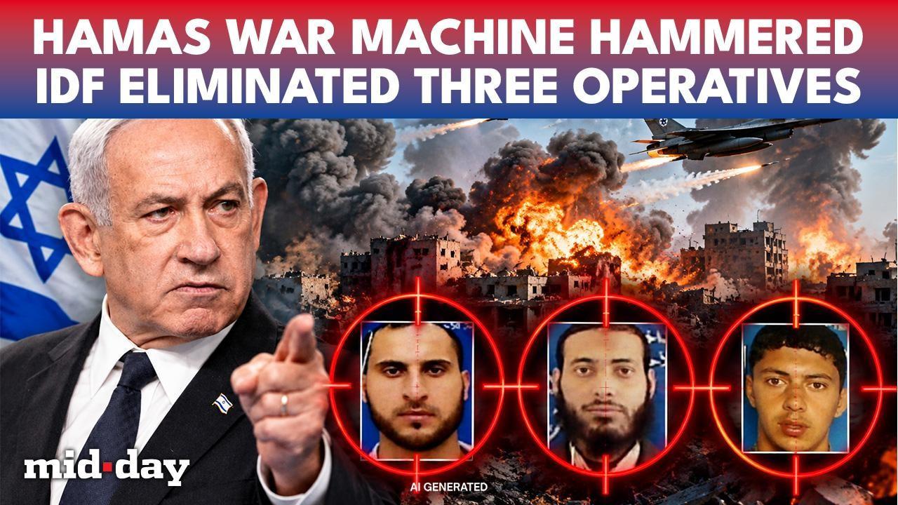 Israel Kills 3 Hamas Operatives In Gaza Strikes | WATCH