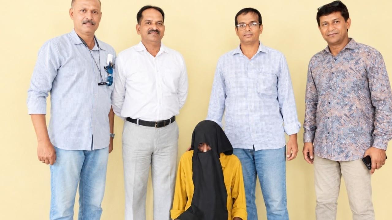 Pydhonie Police arrest burglary case accused after 12 yrs The suspect in police custody on Monday. Pic/Special Arrangement