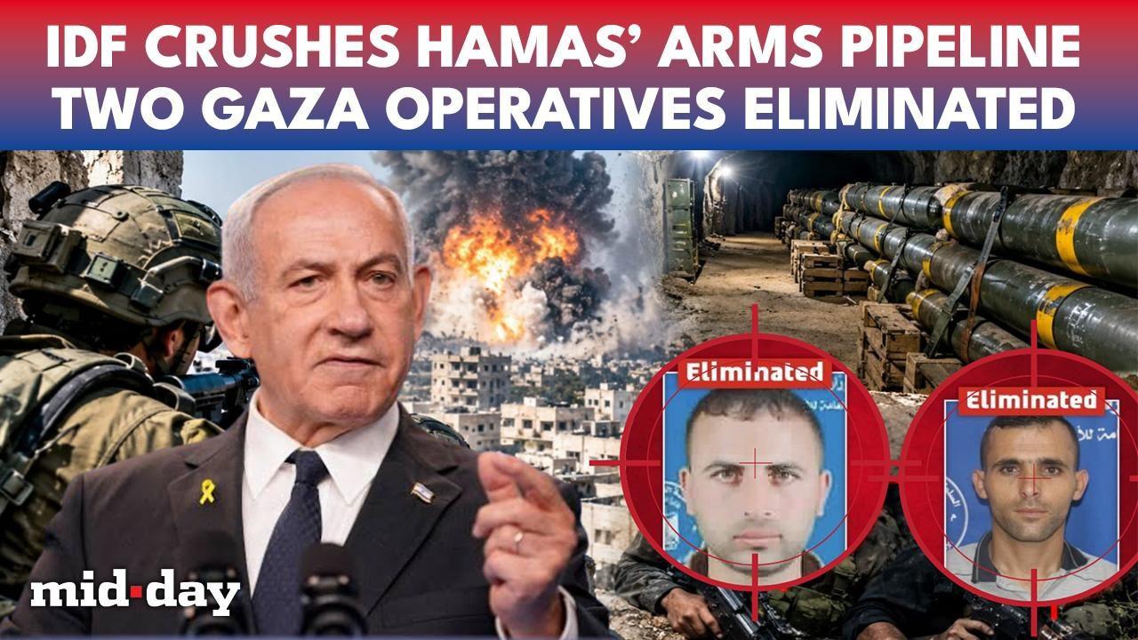 IDF Strikes Khan Younis, Kills 2 Suspected Arms Smugglers | WATCH