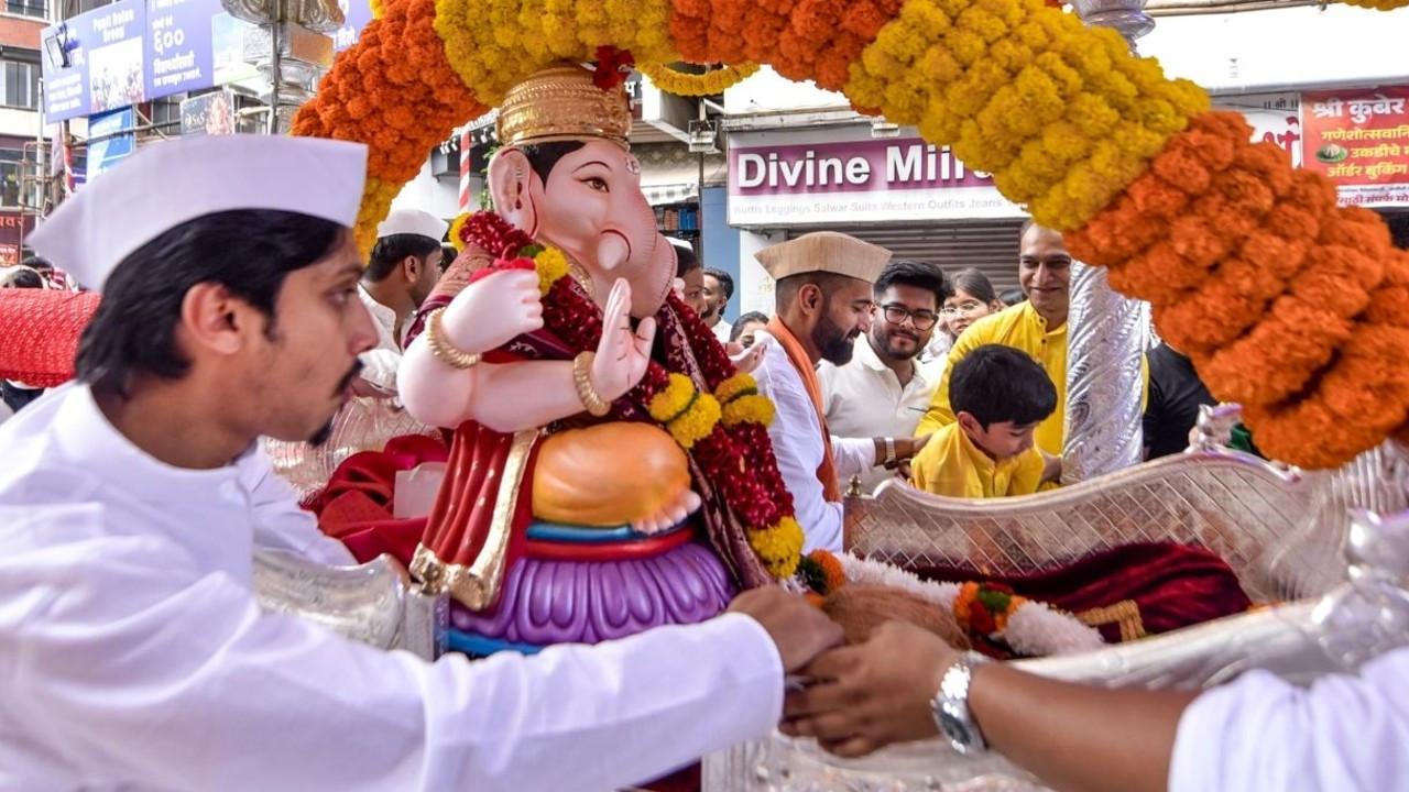 IN PHOTOS | Ganesh Chaturthi 2026: India celebrates festival with fervour India on Monday celebrated Ganesh Chaturthi with full enthusiasm as devotees across the country welcomed Lord Ganesha with prayers, music and traditional festivities