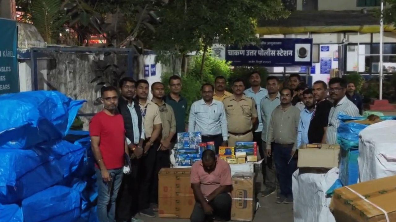 Maharashtra FDA seizes Rs 1.13 crore stock and truck after six-hour chase (Pic/Special arrangement)