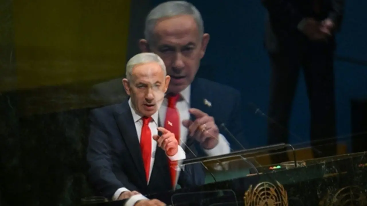IN PHOTOS: World leaders taking the center stage today at UNGA Israel's Prime Minister Benjamin Netanyahu speaking during the 81st United Nations General Assembly at the United Nations Headquarters in New York, on September 24, 2026. Pic/AFP