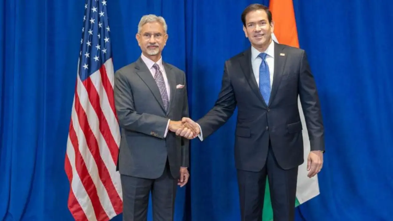 In Photos: Marco Rubio meets S Jaishankar on sidelines of UNGA session External Affairs Minister S. Jaishankar meets United States Secretary of State Marco Rubio. Pic/X