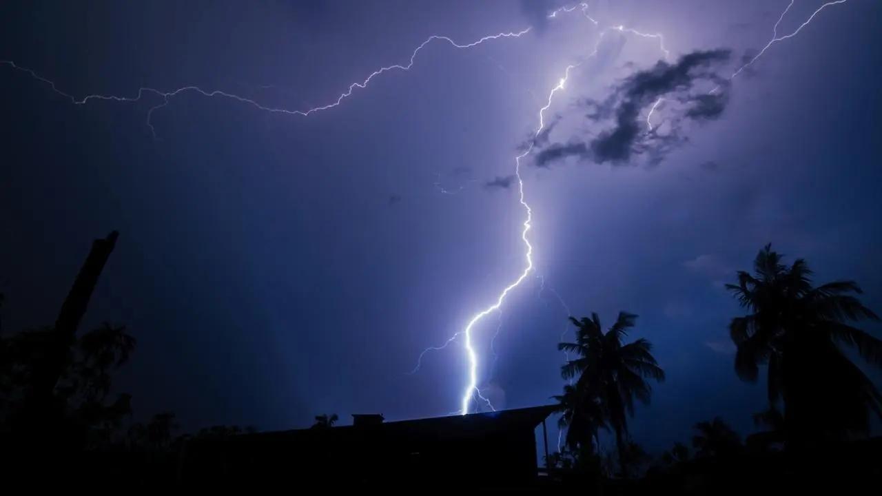 Marathwada rain: Five killed in lightning strikes, 31 circles in region record heavy downpour after long dry spell Two separate lightning strikes in rural parts of Chhatrapati Sambhajinagar district were reported, officials said. Representational Pic/iStock