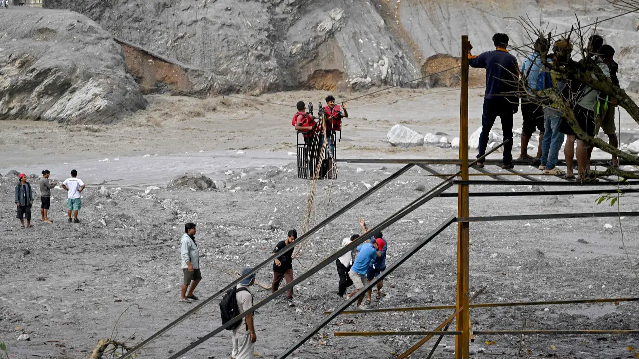 Nepal floods: 166 Indians rescued as 410 Kailash Mansarovar pilgrims leave China Pic/AFP