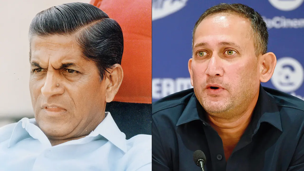 Two Mumbai fast bowlers, two stints Fast bowlers Ramakant Desai and Ajit Agarkar. Pic/Mid-day archives