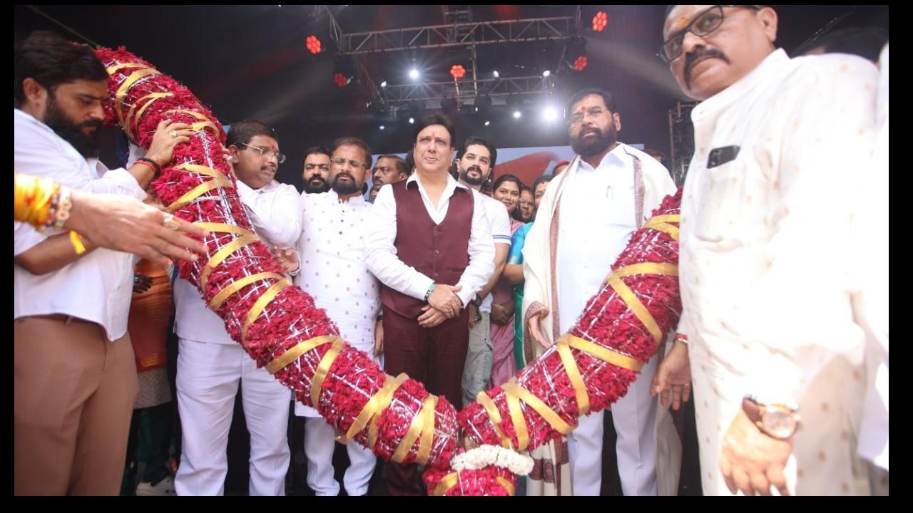 Thane Dahi Handi 2026: ‘Break the handi, but protect lives’, says Eknath Shinde Actor Govinda and Deputy CM Eknath Shinde were felicitated at the Dahi Handi festivities in Tembhi Naka, Thane, on Saturday. PIC/BY SPECIAL ARRANGEMENT