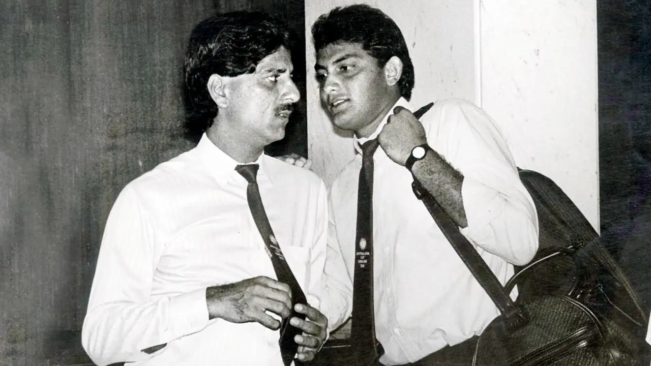 Zonal zest showed up in loads 1986-87 South Zone captain K Srikkanth and his Duleep Trophy batting weapon Mohd Azharuddin. PIC/MID-DAY ARCHIVES