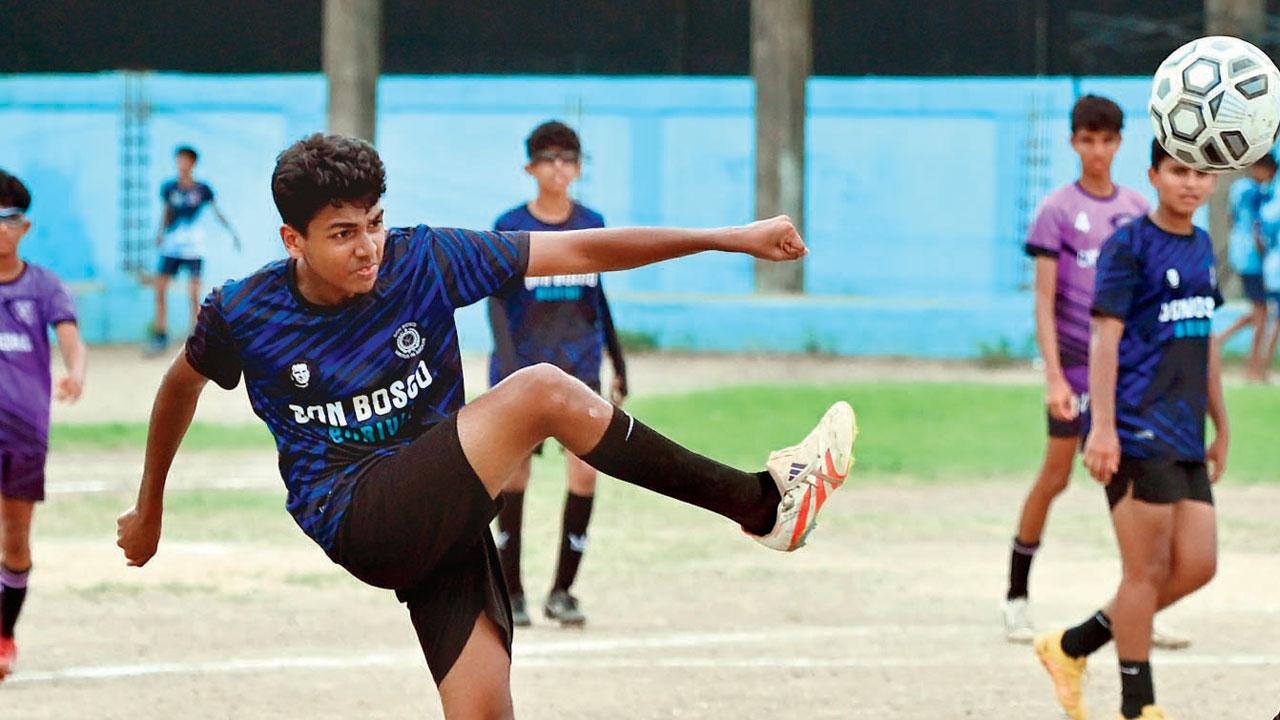 Don Bosco beat Campion 5-4 via tie-breaker to enter semis Don Bosco’s Travis Pereira. Pic/Sayyed Sameer Abedi