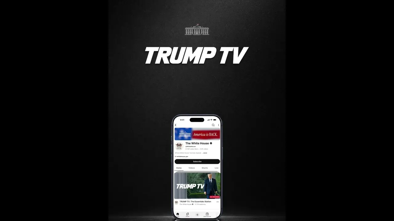 White House launches Trump TV, 24/7 stream featuring Trump speeches, administration updates The platform is being streamed through the White House's digital channels. Pic/X