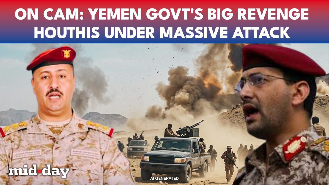 Yemen war chilling scenes from Al Bayda: Houthi drones erupt in flames