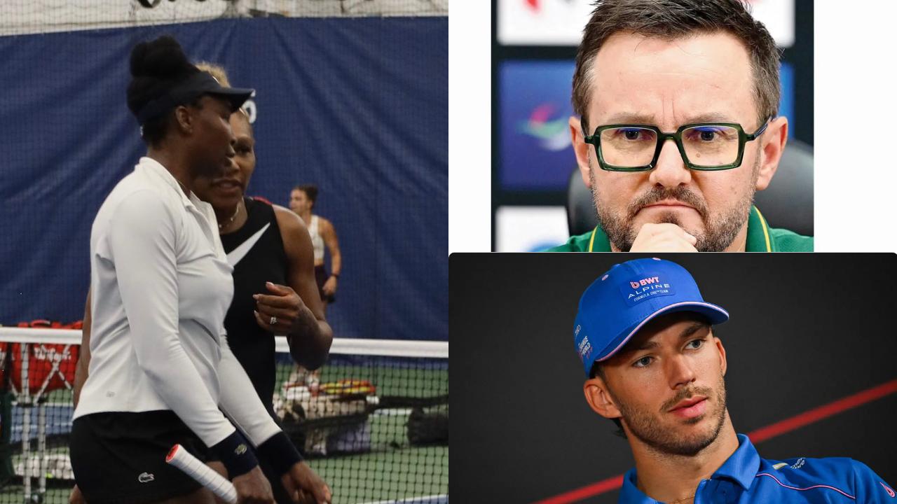 Serena, Venus Williams, Mike Hesson, Pierre Gasly (Pic: X/@serenawilliams/File Pic)