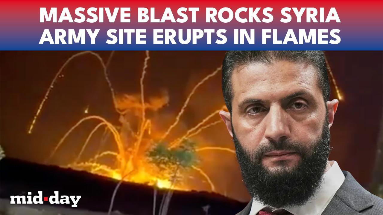 Syria blast horror on cam: Massive blast rocks Aleppo army site in Syria
