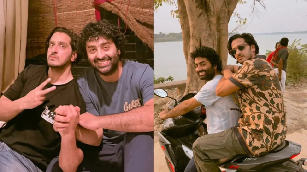 Qazi Touqeer and Arijit Singh (Pictures via X)