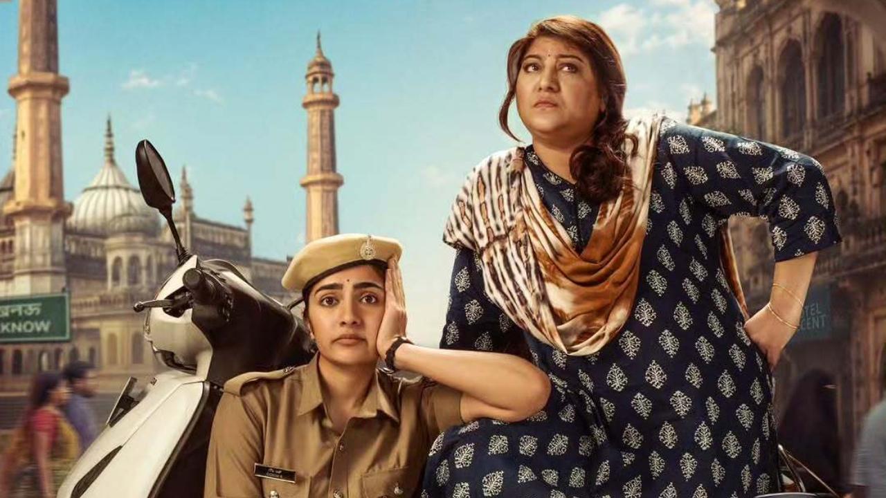 Mangala Gowri first look: Rukmini Vasanth swaps her usual screen image for cop avatar Mangala Gowri first look. Pic via Instagram