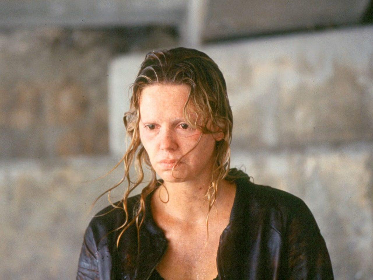 Charlize Theron won an Academy Award for wearing subtle dental prosthetics, patchy skin makeup, and gaining 30 pounds to play serial killer Aileen Wuornos in Monster. Charlize Theron won an Academy Award for wearing subtle dental prosthetics, patchy skin makeup, and gaining 30 pounds to play serial killer Aileen Wuornos in Monster.