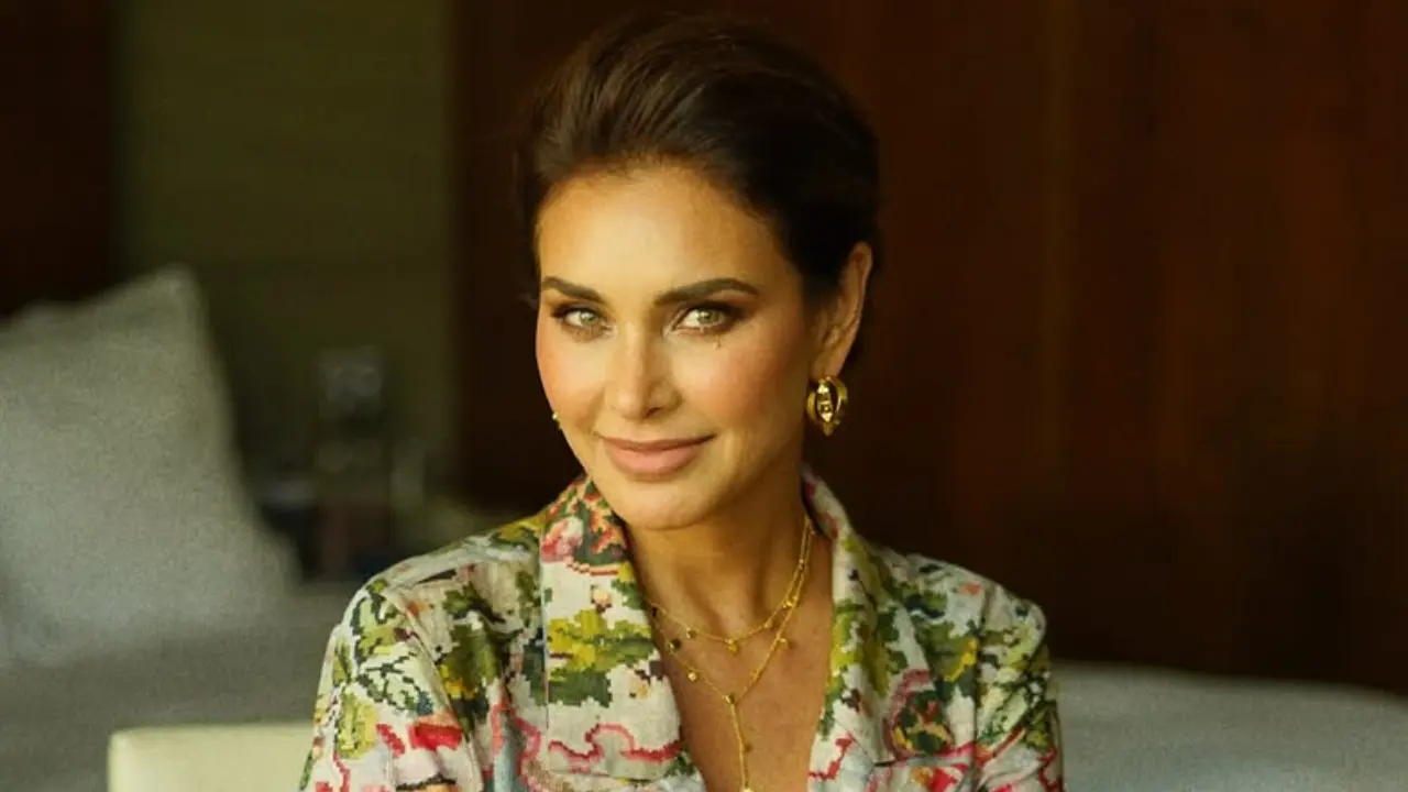 Lisa Ray revisits her carefree 80s days with a nostalgic throwback Lisa Ray. Pic via Instagram