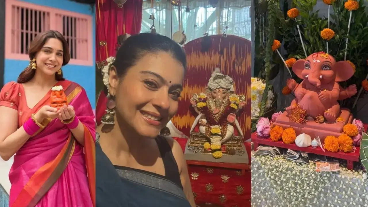 Ganesh Chaturthi is being celebrated with festive fervour across the country on Monday, September 14. Bollywood celebrities joined the celebrations, taking to social media. Read more
