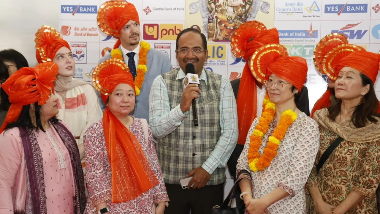 The initiative aimed to showcase Maharashtra’s rich cultural heritage and its popular Ganesh festival celebrations to international visitors. Pic/Special Arrangement