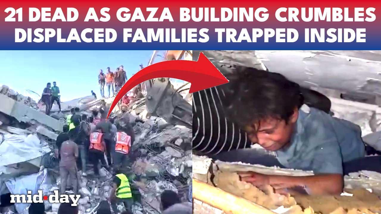 Gaza Building Collapse: 21 Killed As Rescuers Dig For Trapped Families
