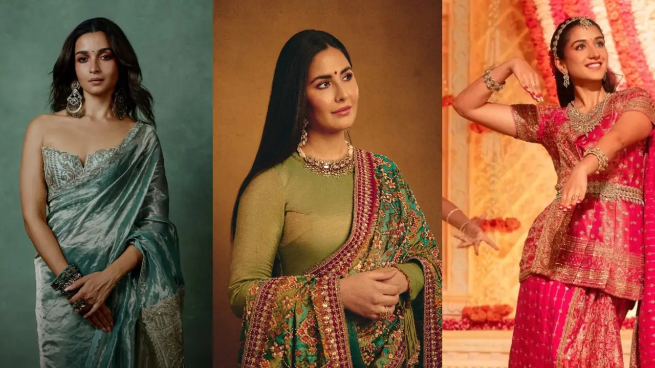 Ganesh Chaturthi celebrity fashion. Pics via Instagram
