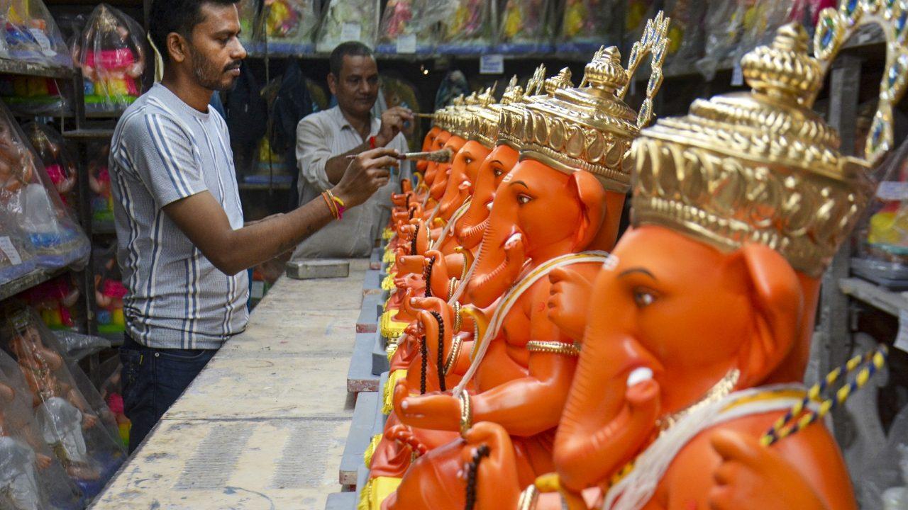 The preparations reflect the growing excitement ahead of Ganesh Chaturthi, which is celebrated with devotion and enthusiasm in several parts of India. Artists in Maharashtra's Thane were also busy preparing idols as devotees and organisers made arrangements for the upcoming celebrations