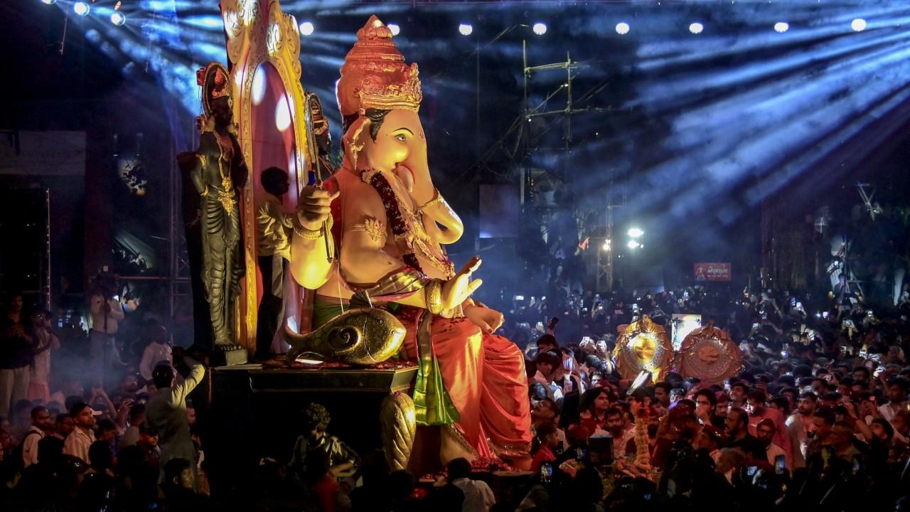 IN PHOTOS: From Mumbai to Jammu, India gears up for Ganesh Festival 2026 In Maharashtra's Sangli people took part in the aagman (arrival) ceremony of Khanbhag Cha Maharaja, a Lord Ganesha idol, on Tuesday, September 8. Pics/PTI