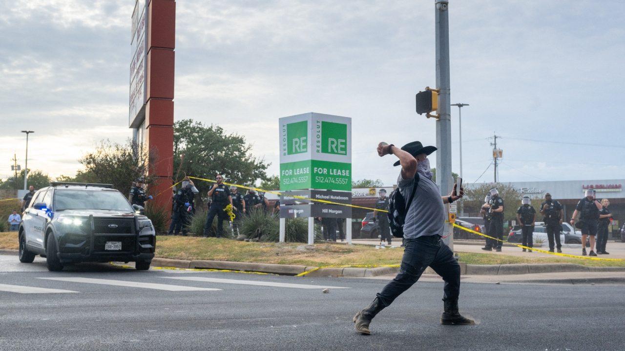 City police officers were not involved in the operation or the shooting, which occurred after a traffic stop, Austin Police Chief Lisa Davis said while briefing reporters along with the city's mayor and other officials. City police officers were not involved in the operation or the shooting, which occurred after a traffic stop, Austin Police Chief Lisa Davis said while briefing reporters along with the city's mayor and other officials.