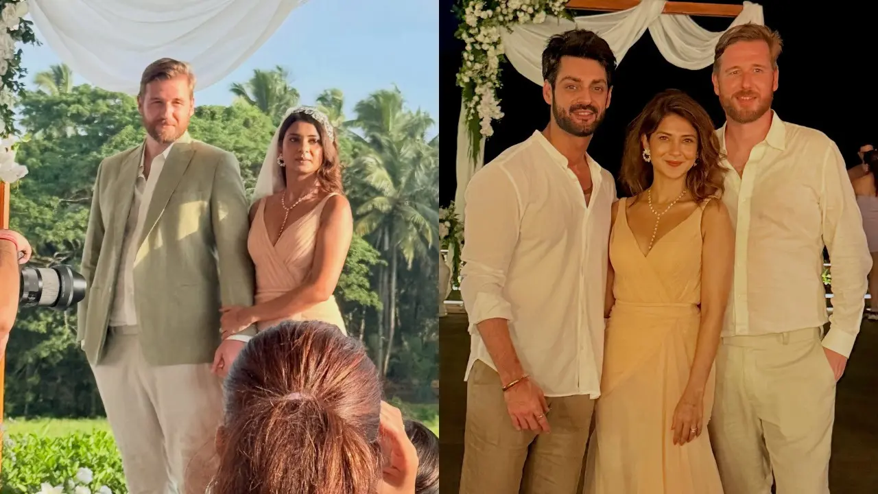 Karan Wahi drops glimpses from Jennifer Winget-Ismael Williams's Goa wedding Jennifer Winget's Goa wedding festivities. Pics via Instagram
