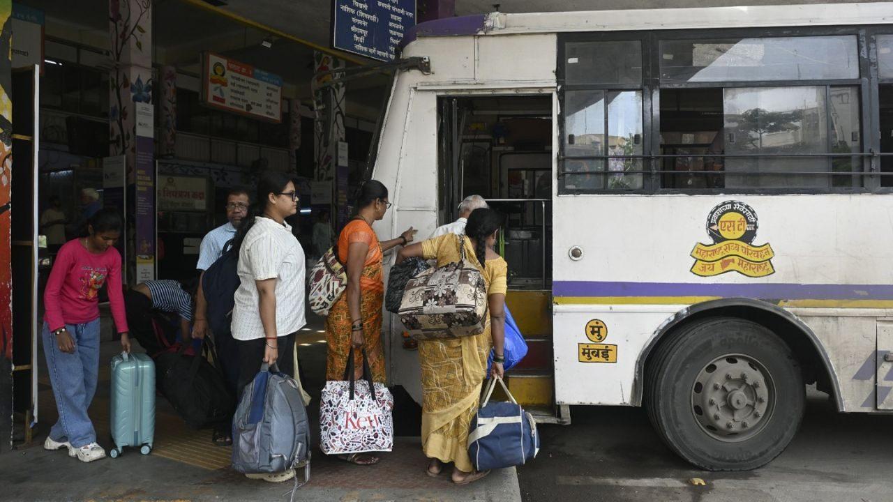 Several passengers also head to towns and villages across Western Maharashtra to celebrate the festival with their families Several passengers also head to towns and villages across Western Maharashtra to celebrate the festival with their families