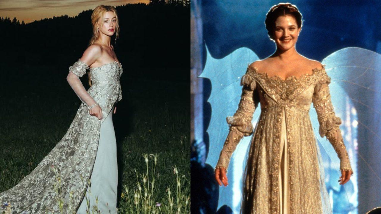 Ever After: Lili channelled Drew Barrymore’s fairytale glamour with a custom look inspired by Ever After, bringing the 1998 romance into her modern press-tour wardrobe
