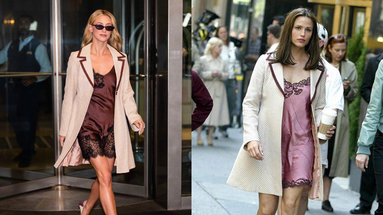 13 going 30: For her 30th birthday, Lili paid tribute to Jennifer Garner’s Jenna Rink with a recreation of the character’s memorable polka-dot look from the 2004 rom-com